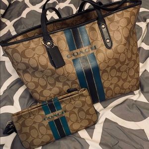 Coach purse and clutch